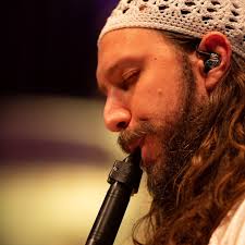 Here are the beautiful people that I recorded my new album Nirankaar with.  I'd like to tell you a little bit about Ram Dass, our producer, the guy  with the adorable dog