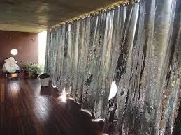 Maison A Bordeaux A Textile Revisitation Outside Curtains Inside Outside Design