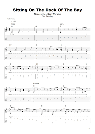 Sitting On The Dock Of The Bay Easy Fingerstyle Tab - Fingerstyle School