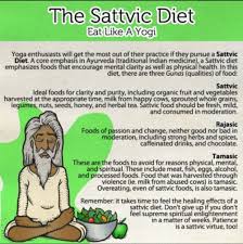 sattvic diet yogic diet yoga diet ayurveda yoga