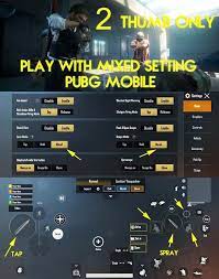 Setting Mixed Pubg Mobile For 2 Thumb Game Play Belajar Menara Eiffel Pendidikan Kesehatan