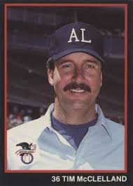 Tim McClelland signed baseball card (AL Umpire) 1988 T&M Sports Cards #36