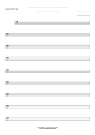 As a fellow bassist, you have motivated me to post my transcriptions. Free Blank Sheet Music Notes For Bass Guitar Playyournotes
