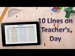 Talk With Shivi 10 Lines On Teachers Day In English Essay On Teach Essay On Teachers Day Lines On Teacher Teachers Day Speech