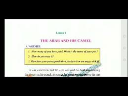 They branded healthy camels so that the others might recover. The Arab And His Camel Class 5 English Bihar Board Youtube