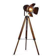 4.6 out of 5 stars. Decoluce Vintage Tripod Floor Desk Lamp Nautical Teatre R Https Www Amazon Com Dp B076kjdt13 R Tripod Floor Lamps Wooden Light Fixtures Vintage Floor Lamp