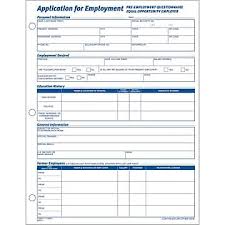 Adams Employment Applications 50 Pad 2 Pads Pack Abf 9661 At Staples Employment Application Pop Up Camper Family Medical Leave Act