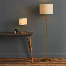 We also sell the tripod floor lamp, black floor lamps, modern floor lamps, arc floor lamps, industrial floor lamps, led floor lamps and many many more. Floor Lamp Matching Table Lamps Set Gold And Cream Homebase