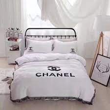 ブランド寝具 chanelシャネル 寝具 布団カバー4点セット 綿 100 どんす織りの綿布0 duvet bedding sets cheap bedding sets bedding sets