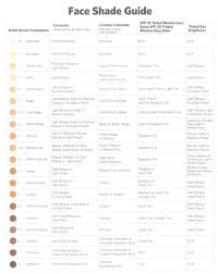 bobbi brown face shade guide even though its usually too