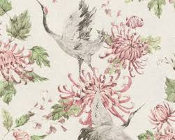 All of these pink flowers background images and vectors have high resolution and can be used as banners, posters or wallpapers. A S Creation Wallpaper Floral Green Grey Pink White 374642