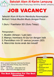 We did not find results for: Lowongan Pekerjaaan Sebagai Guru Fasilitator Di Sd Alam Al Karim Lampung Sekolah Alam Alkarim Lampung