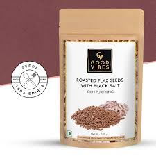 1 part finely ground black pepper or. Buy Good Vibes Skin Purifying Roasted Flax Seeds With Black Salt 100 Gm Online Purplle