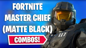 Here's how you can get the cosmetic collection, and unlock the matte black style. Fortnite Master Chief Matte Black Combos Gaming Legends Youtube