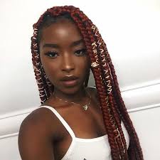 Black And Brown Box Braids On Dark Skin 40 Gorgeous Big Box Braids Styles Box Braids Styling Box Braids Hairstyles Hair Styles