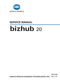 A konica minolta magyarország kft. Bizhub 20 Service Manual Image Scanner Fax
