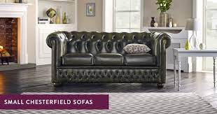 The classic markings of a chesterfield sofa are tufted cushions, and arms and back of the same height. Small Chesterfield Sofas Handmade In The Uk Sofas By Saxon