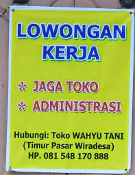 Pengumuman loker ini dibutuhkan segera. Lowongan Kerja Jaga Toko Di Bekasi 2016 Kumpulan Kerjaan
