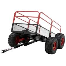 Yutrax X4 Atv Off Road Trailer Tx159 The Home Depot Off Road Trailer Trailer Dump Trailers