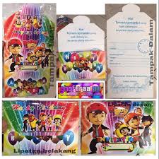 Cari produk kartu ucapan lainnya di tokopedia. Undangan Ulang Tahun Anak Laki Laki Lukisan