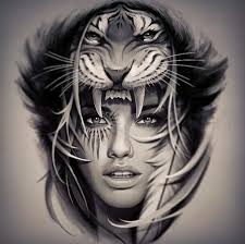 Maybe you would like to learn more about one of these? Girl With Lion Headdress Tattoo Novocom Top