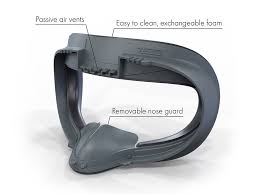 In de case blijft de bril veilig tegen vallen, stoten en waterspatten. New Vr Cover Accessories For Oculus Quest 2 Combat Sweat Fogging And Light Leaks Vr Cover