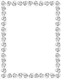 Free Printable Cute Page Borders Candy Doodle Kawaii Heart Doodle Pages