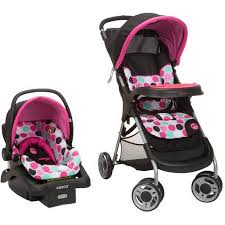 Disney Baby Lift Stroll Plus Travel System Minnie Dotty Walmart Com Baby Girl Strollers Baby Strollers Travel System Newborn Stroller