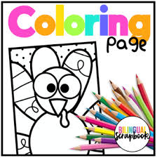We have turkey coloring pages galore here. Turkey Color Page Worksheets Teaching Resources Tpt