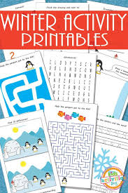 Printable Winter Activity Sheets For Kids Winter Activities For Kids Winter Activities Printables Activity Sheets For Kids