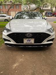 Maybe you would like to learn more about one of these? First Hyundai Sonata 2020 Limited In Quartz White And Gray Interior Love The Black And White Contrast On The Car Hyundai