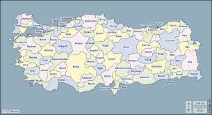 Die türkei ist etwa doppelt so groß wie deutschland und erstreckt sich über den europäischen (ca. Turkei Kostenlose Karten Kostenlose Stumme Karte Kostenlose Unausgefullt Landkarte Kostenlose Hochauflosende Umrisskarte Umrisse Provinzen Namen Farbe