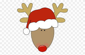 You may use these images personally or commercially but you may not redistribute or share these images with. Reindeer Wearing A Santa Hat Christmas Clip Art Cute Reindeer Clipart Stunning Free Transparent Png Clipart Images Free Download