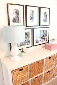 My 10 Favorite Ikea Kallax Shelf Ideas Shelf With Baskets Living Room Storage Entryway Storage