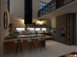 See more ideas about house design, industrial house, design. Industrial Concept Kitchen Free Online Design 3d House Ideas Micaela Maccaferri By Planner 5d