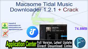 Here are a slew of sites that offer free, legal downloads. Macsome Tidal Music Downloader 1 2 1 Crack Free Download