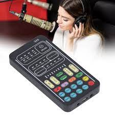 Amazon.com: Voice Changer Set, 8 Different Sounds, 8 Built in Sound  Effects, Portable Mini Sound Card for Game Anchor Recording Computer with  LED Lights (English Version) : Electronics