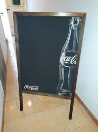 Pizarra doble Coca-Cola de segunda mano por 50 EUR en Gijón en WALLAPOP