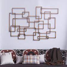Portfauxlio inc, offers faux finishing, venetian plastering, professional painting, and decorative art services in manhattan and new jersey. Burnished Copper Geometric Metal Work Wall Decor 2513 The Home Depot
