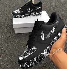 Air Force 1 Custom Paint Splatter In 2020 Sneakers Fashion Personalized Shoes Sneakers Men Fashion