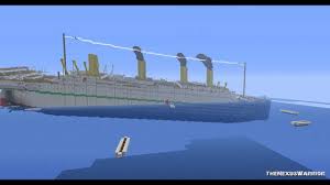 minecraft h.m.h.s. britannic sinking