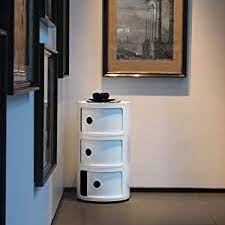 Space furniture showcase an extensive range of authentic, contemporary designer furniture, from the world's finest luxury brands. Kartell Componibili Conteneur 4 Elements Noir Base Ronde Amazon Fr Cuisine Et Maison