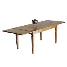 Large solid pine dining table with removable centre section oak dining table, has been painted pale grey. Loire Extending Dining Table Antique Oak Oka