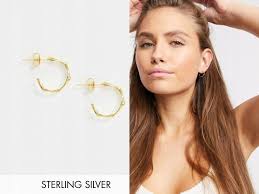 Kingsley Ryan Pozłacane kolczyki koła asymetryczne • Cena, Opinie •  Kolczyki 17761648490 • Allegro