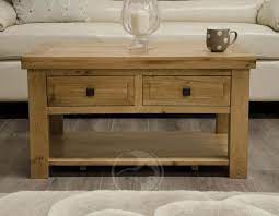 Or for compact spaces you could choose nest of tables that are an elegant addition. Coniston Rustic Oak Coffee Table With Drawers Oak Furniture Uk
