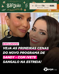 A estreia do programa de Sandy no Multishow será emocionante. Ivete Sangalo  abriu o coração para a também cantora em um bate papo íntimo e ainda abriu  o vozeirão ao lado de