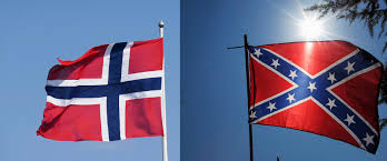Nordmenn var selvfølgelig ikke glade for dette flagget. Fjerner Norsk Flagg Etter Rasisme Anklager Document