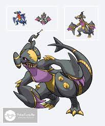 Poke Fuse Me Garnette Banchomp Puppet Shark I Couldve Pokemon Fusion Art Pokemon Pokemon Breeds