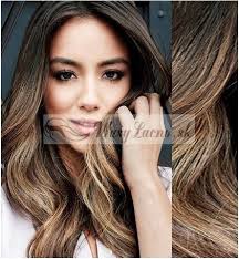 Clip in pás 40-43 cm 100% ľudské vlasy vlnitý tmavý melír od 93,08 €