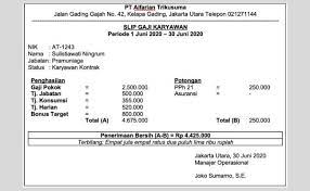 Salary slip also called as pay slip. Format Slip Gaji Direkturexcel Contoh Slip Gaji Direktur Utama Guru Paud Jika Anda Menjalankan Bisnis Maka Salah Satu Masalah Utama Anda Dan Area Di Mana Anda Memusatkan P Tiatequilaplayboypictu51877